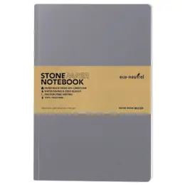 Neya Eco-Neutral Stone Paper Tree-Free Notebook Grey Band